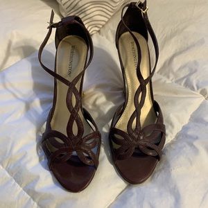 Sandal brown wedge